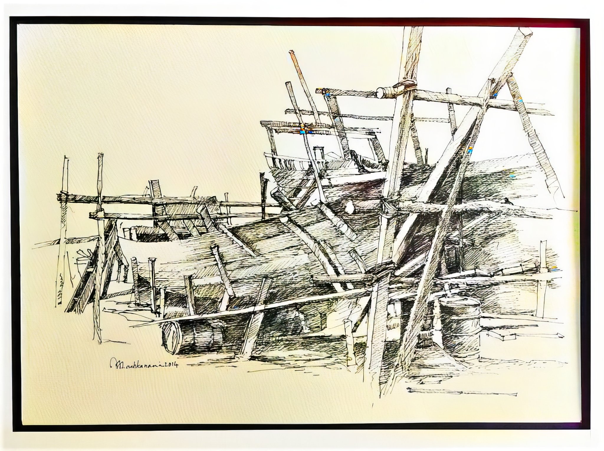 Wooden Dhow Building